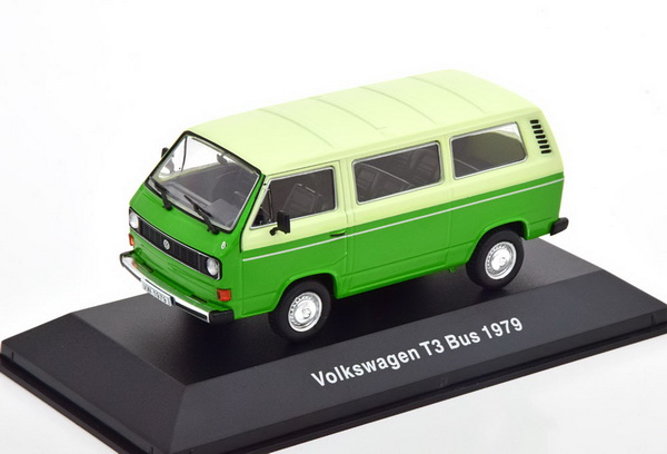Модель 1:43 Volkswagen T3 Bus - green/cream
