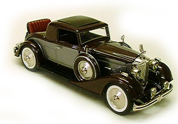 Модель 1:43 Packard Rumble SEAT Coupe - maroon met/dark grey met