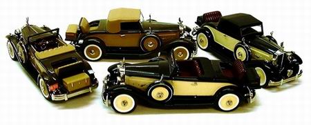Модель 1:43 Packard Rumble Twin Six - 2-tones brown