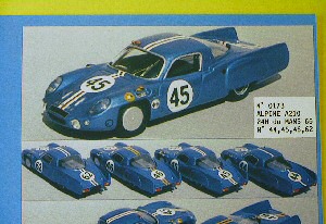 Модель 1:43 Alpine Renault A.210 24h Le Mans №44, 45, 46, 62 KIT