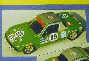 Модель 1:43 Porsche 914. 6 №69 Le Mans - MAX MORITZ (VERTE) KIT
