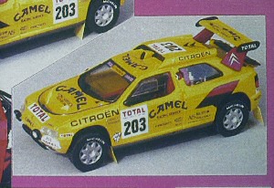 Модель 1:43 Citroen ZX Version ETROITE Rally RAID LE CAP KIT