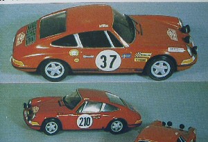 Модель 1:43 Porsche 911 USINE 1° Monte-Carlo 68 - 1° Monte-Carlo 69 KIT