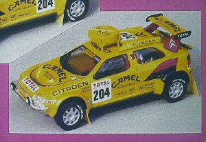 citroen zx №204 version large rally raid le cap kit MRK0200 Модель 1:43