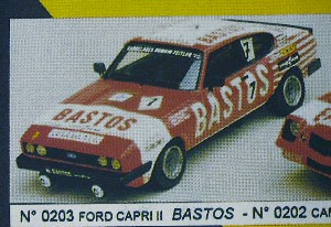 Модель 1:43 Ford Capri Mk II №7 «Bastos» 24h Spa (KIT)