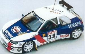 Модель 1:43 Peugeot 306 Maxi GR . A USINE - 1° COURSE - 3° AU RALLYE D~ALSACE KIT