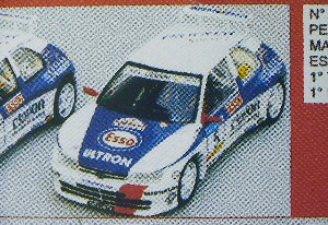 peugeot 306 maxi gr . a 1° victoire 306 kit-car rally lyon-charbonnieres kit MRK0276 Модель 1:43