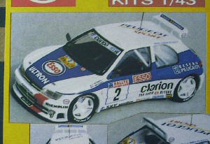 Модель 1:43 Peugeot 306 Maxi.2 Gr.A CHAMPIONNE de France (Francois Delecour - Gilles Panizzi) KIT