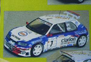 Модель 1:43 Peugeot 306 Maxi.2 Gr.A Rally Lyon-Charbonnieres - Rally Catalunya (Francois Delecour - Gilles Panizzi) KIT