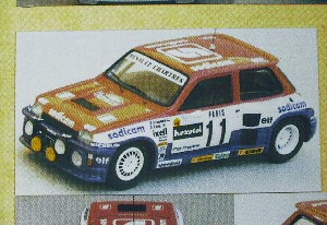 Модель 1:43 Renault 5 Turbo №11 Tour de Corse, Monte-Carlo (SODICAM - Jean-Luc Therier) (KIT)