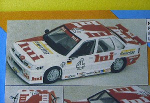 Модель 1:43 Renault 21 Turbo - EuropaCUP LUI - Coupe EUROPEENNE №4 - Becker KIT