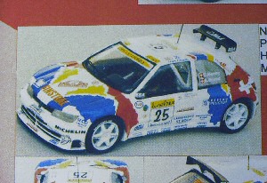Модель 1:43 Peugeot 306 Maxi 2 Gr.A Rallye Monte-Carlo (Suisse - HENNY - BRAND) KIT