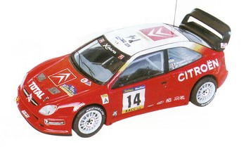 Модель 1:43 Citroen Xsara WRC RESTYL. Usine Rally Catalunya №14 (P.Bugalski - Jean-Paul Chiaroni) + 15 KIT