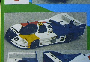Модель 1:43 Porsche 936 №63 6eme BRUNN 24h Le Mans (C.JOEST) (KIT)