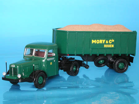 Модель 1:50 Latil H2NB9 et semi «Mory & Cie Rouen» - green
