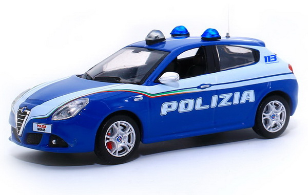 Модель 1:43 Alfa Romeo Giulietta «Polizia» - blue/white