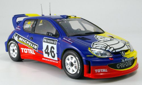 Модель 1:18 Peugeot 206 WRC №46 (V.Rossi)