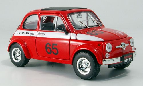 Модель 1:18 FIAT 500 Abarth 695S, red