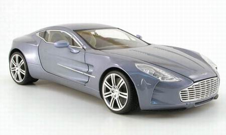 Модель 1:18 Aston Martin One-77 - grey blue