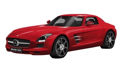 Модель 1:18 Mercedes-Benz SLS AMG / red