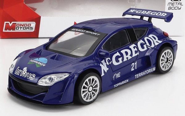 RENAULT Megane V6 Trophy Team Mc-gregor N21 Winner World Series (2009) M. Verschuur, Blue