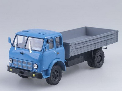 Модель 1:43 500А бортовой - голубой/серый