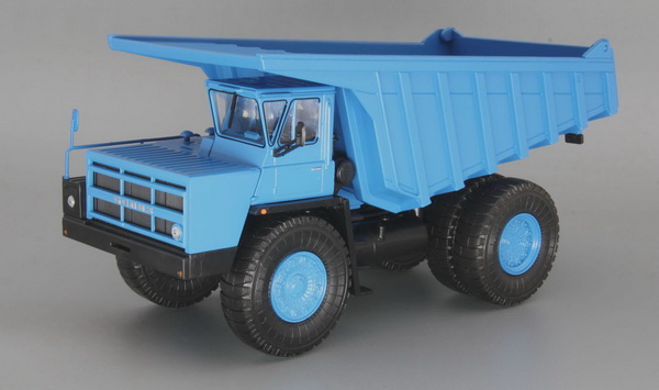 Модель 1:43 БелАЗ-7527 (углевоз) - синий