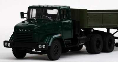 КрАЗ-6444 седельный тягач - зелёный H780 Модель 1:43