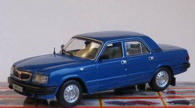 ГАЗ 3110 "Волга" - синий P102B Модель 1:43