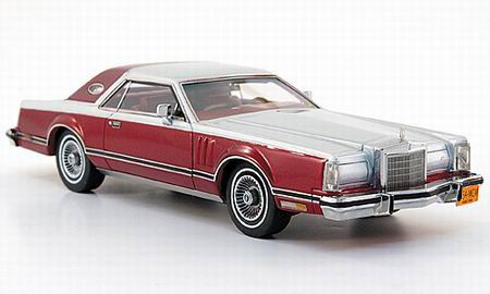 Модель 1:43 Lincoln Continental Mk V - silver/red