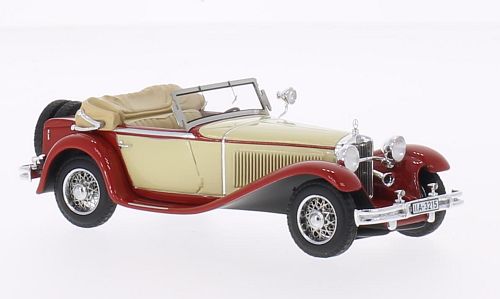 Модель 1:43 Mercedes-Benz Mannheim 370S 1932 Beige/Red