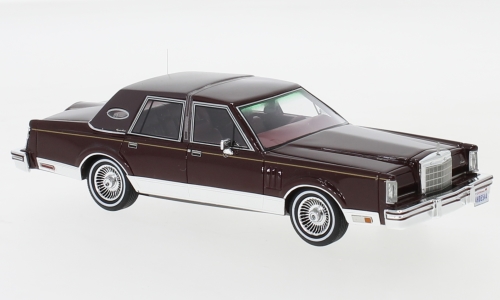 Модель 1:43 Lincoln Continental Mk VI Signature Series - dark red met