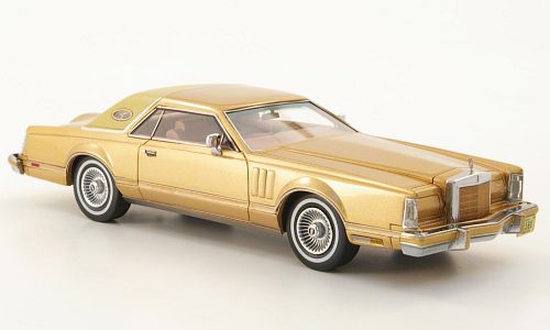 lincoln continental mk v coupe - gold/beige NEO43560 Модель 1:43
