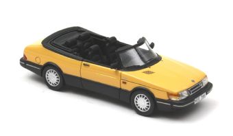 saab 900 cabrio - yellow NEO43566 Модель 1:43