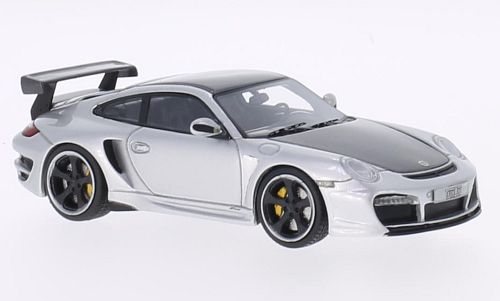 Porsche 911 (997) Techart GT Street - silver/grey met NEO43904 Модель 1:43