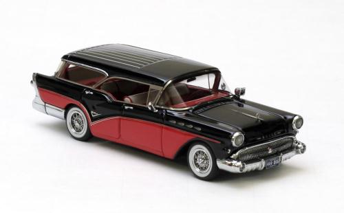 buick century caballero estate wagon - black/red NEO44066 Модель 1:43