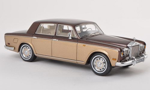Модель 1:43 Rolls-Royce Silver Shadow - brown met/gold met