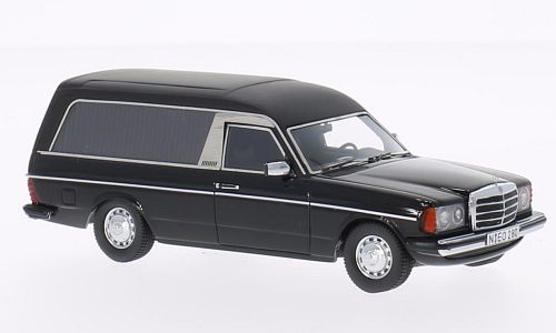 Модель 1:43 Mercedes-Benz (W123) Hearse (катафалк) - black