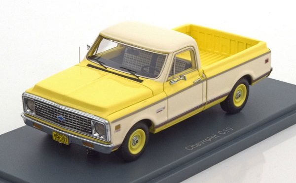 chevrolet c-10 pickup yellow/creme limited edition 500 pcs. NEO45393 Модель 1:43