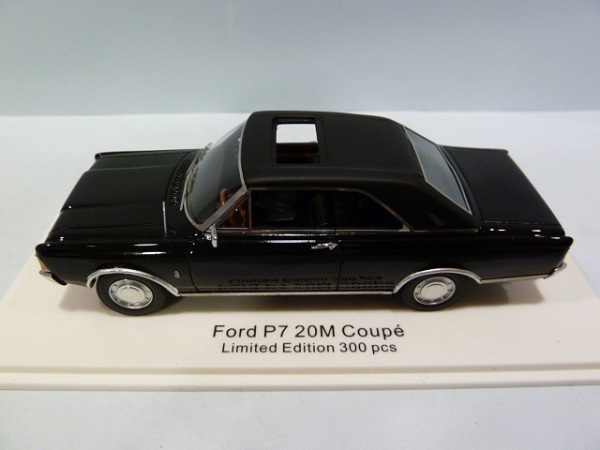 ford p7 20m coupe 1971 black (l.e.300pcs) NEO45396 Модель 1:43