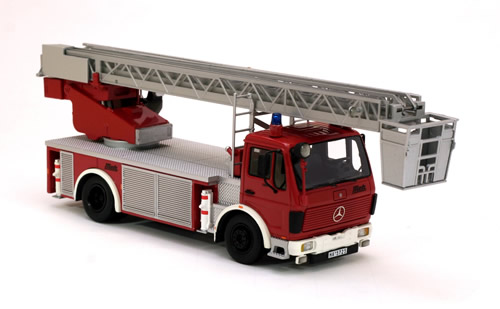 mercedes-benz 1422 dlk23-12 «metz» (пожарный с лестницей) NEO45725 Модель 1:43
