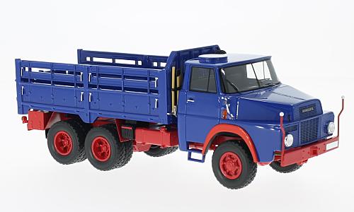 Henschel HS3-14 6x6 (бортовой) - blue/red NEO46325 Модель 1:43