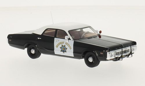 dodge polara sedan "california highway patrol" - black/white NEO46726 Модель 1:43