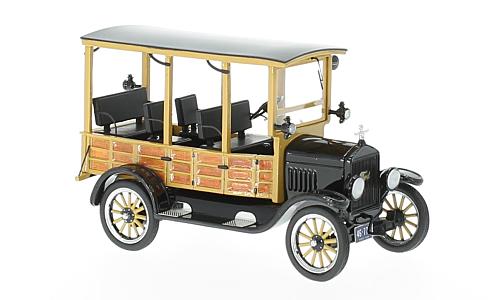 Ford Model T Depot Heck - black/wood