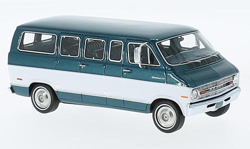 Модель 1:43 Dodge Sportsman Van (микроавтобус) - green met/white