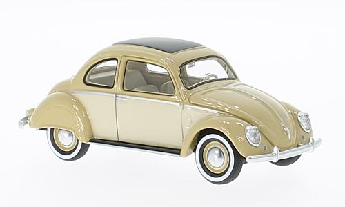 volkswagen käfer stoll coupe - 2-tones beige NEO47055 Модель 1:43