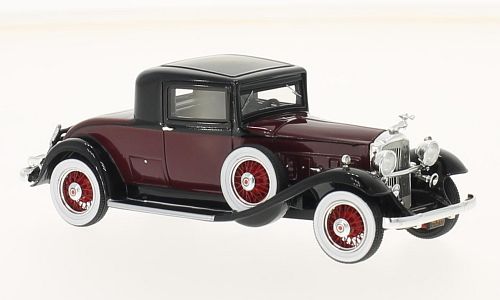 packard 902 standard eight coupe 1932 dark red/black NEO47105 Модель 1:43