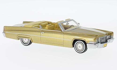 Модель 1:43 Cadillac Deville Convertible - gold
