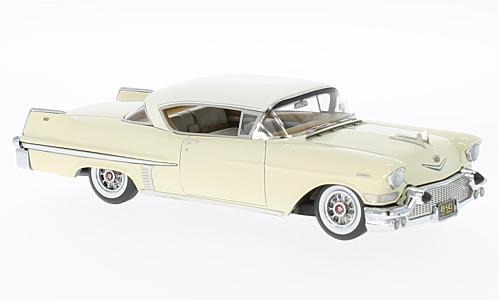 cadillac series 62 hardtop coupe 1957 beige/white NEO49543 Модель 1 43