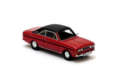 ford taunus p6 15m rs coupe - red /black NEO87330 Модель 1:87
